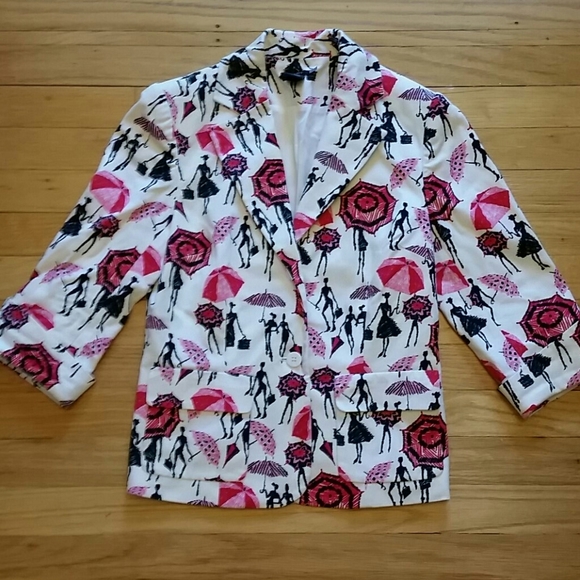 sandra Jackets & Blazers - Fashion Print Blazer 4P